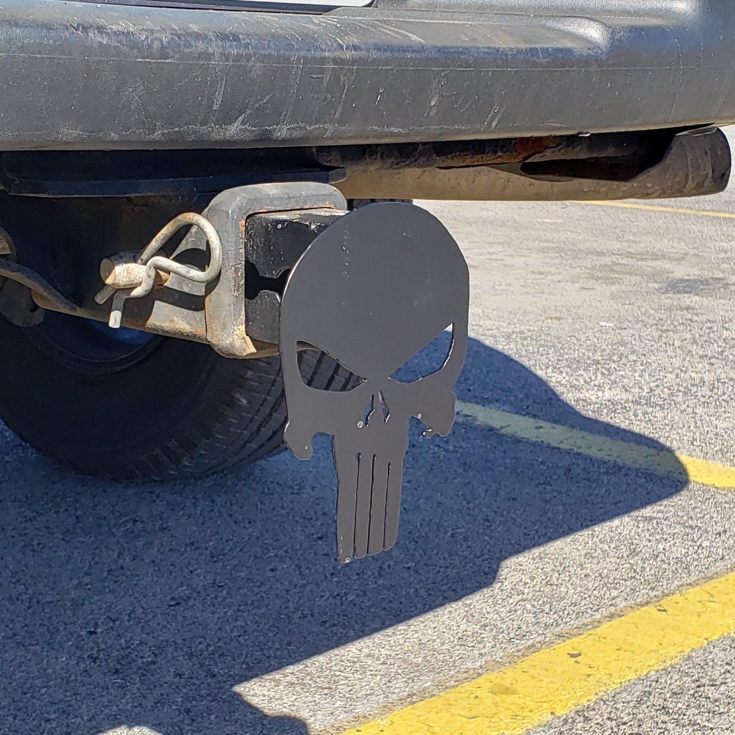 Punisher trailer hitch cover - Martin Metalwork LLC