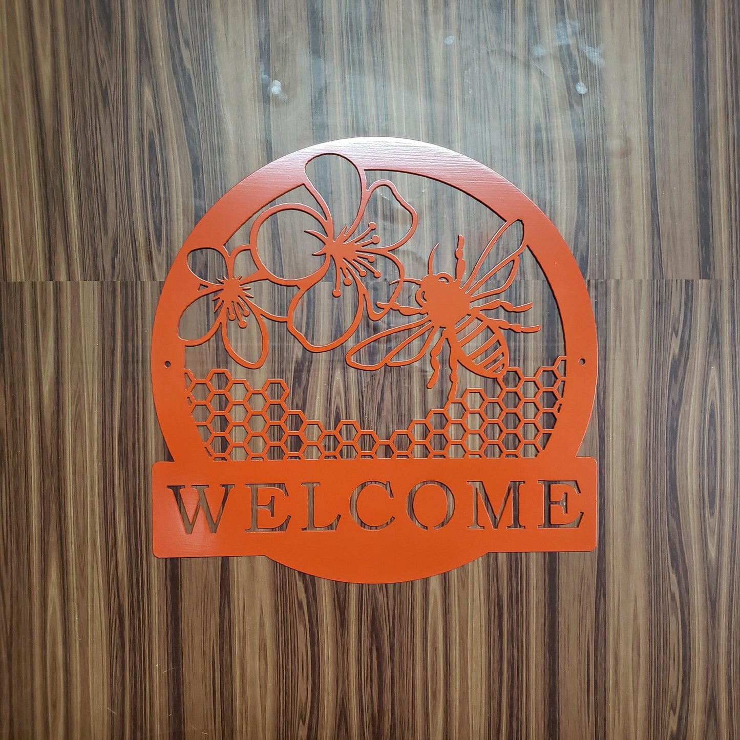 Honey Bee Welcome Sign - Martin Metalwork LLC