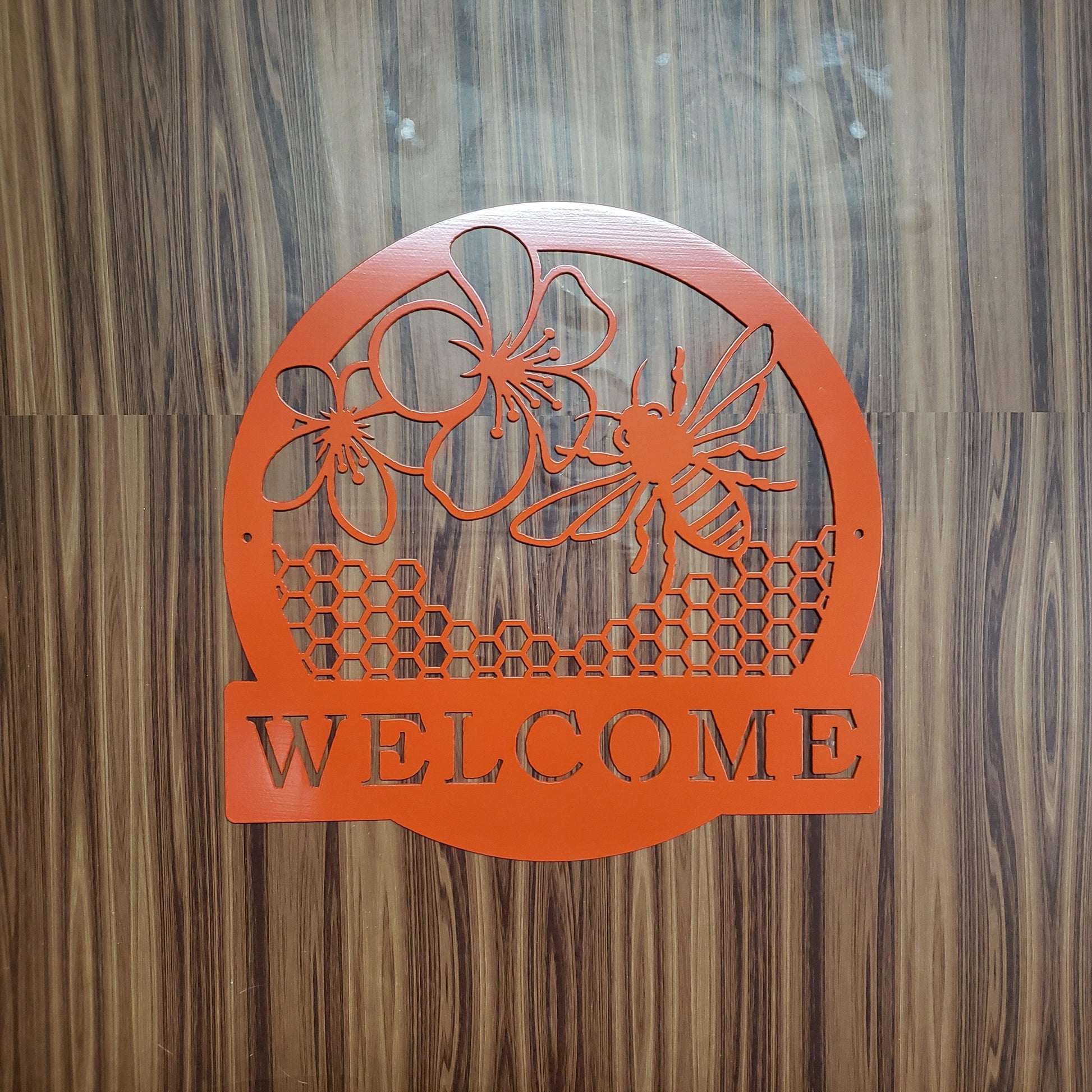 Honey Bee Welcome Sign - Martin Metalwork LLC
