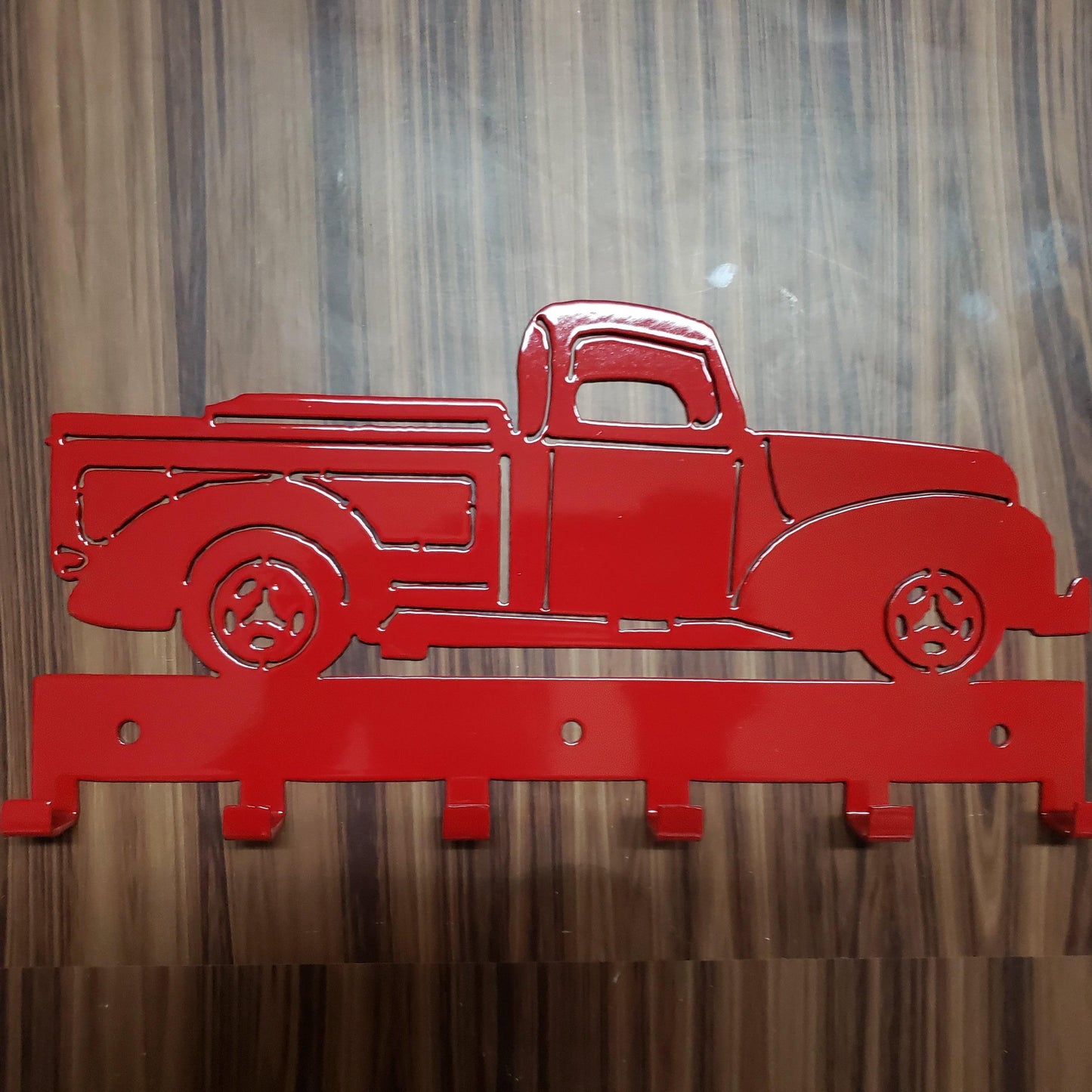 Classic pickup truck key hanger - Martin Metalwork LLC