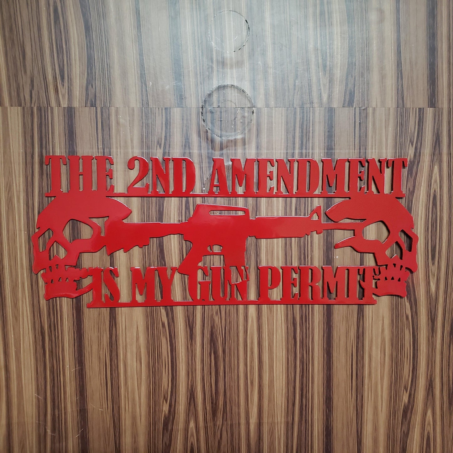 2ND AMENDMENT SIGN WALL ART - Martin Metalwork LLC