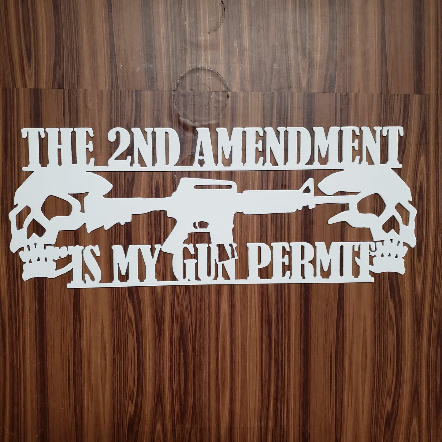 2ND AMENDMENT SIGN WALL ART - Martin Metalwork LLC