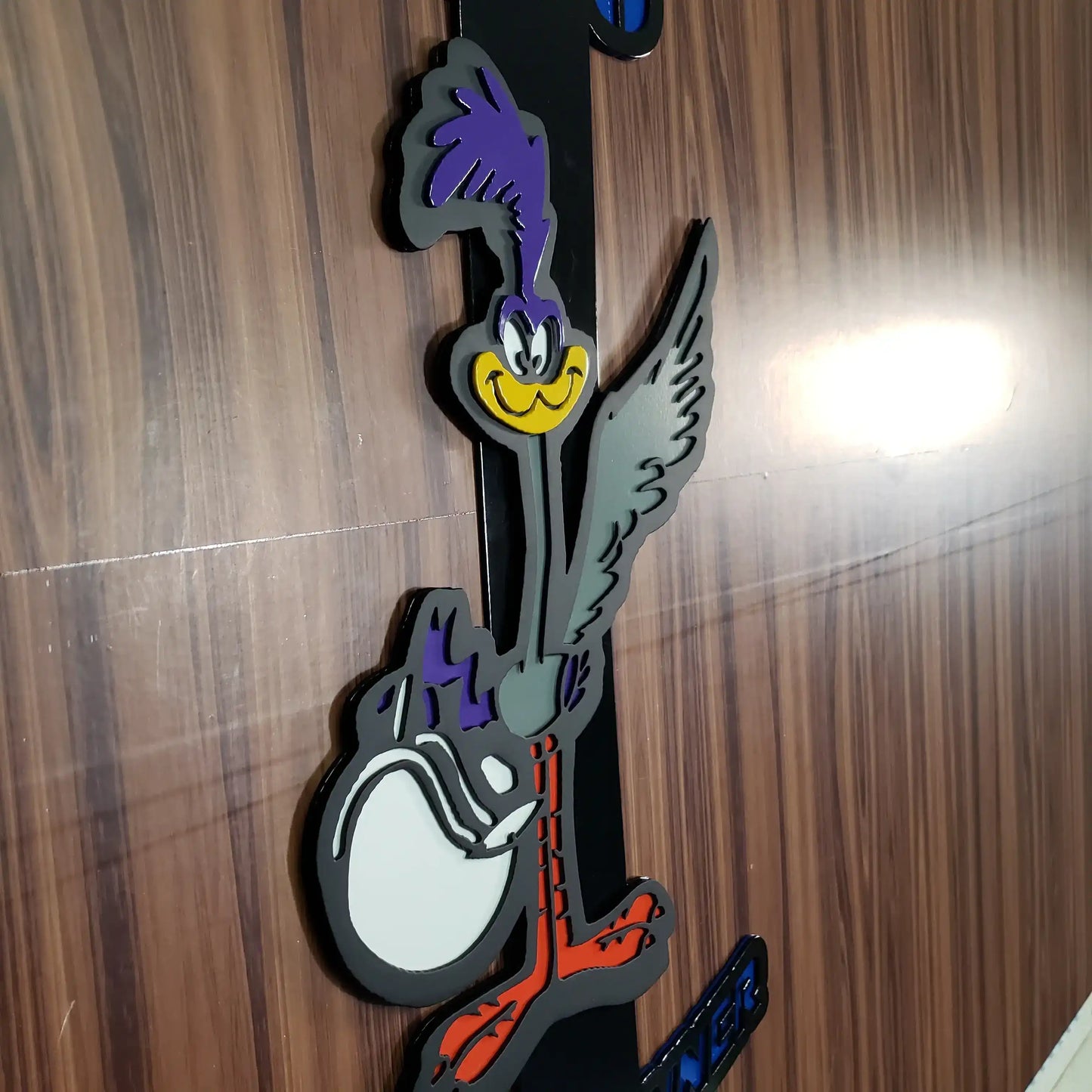 Full Color Road Runner Hood Prop – Custom Year – 30 Inch Heavy Duty Steel Show Car Display