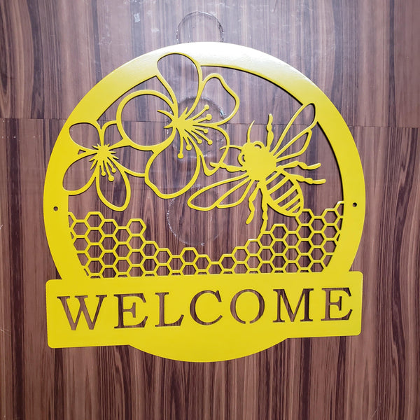 Honey Bee Welcome Sign - Martin Metalwork LLC 