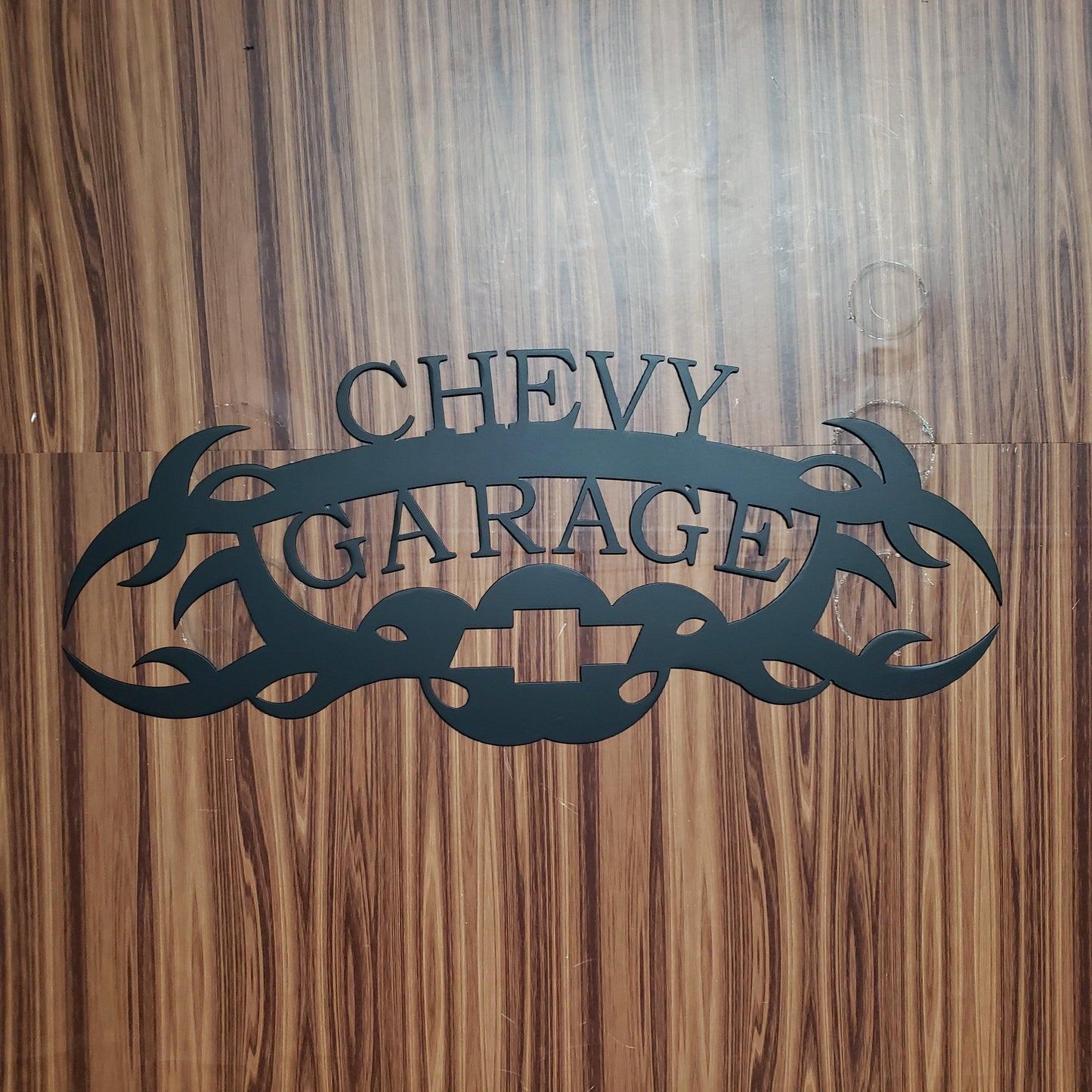 Chevy Garage Wall Art Sign - Martin Metalwork LLC