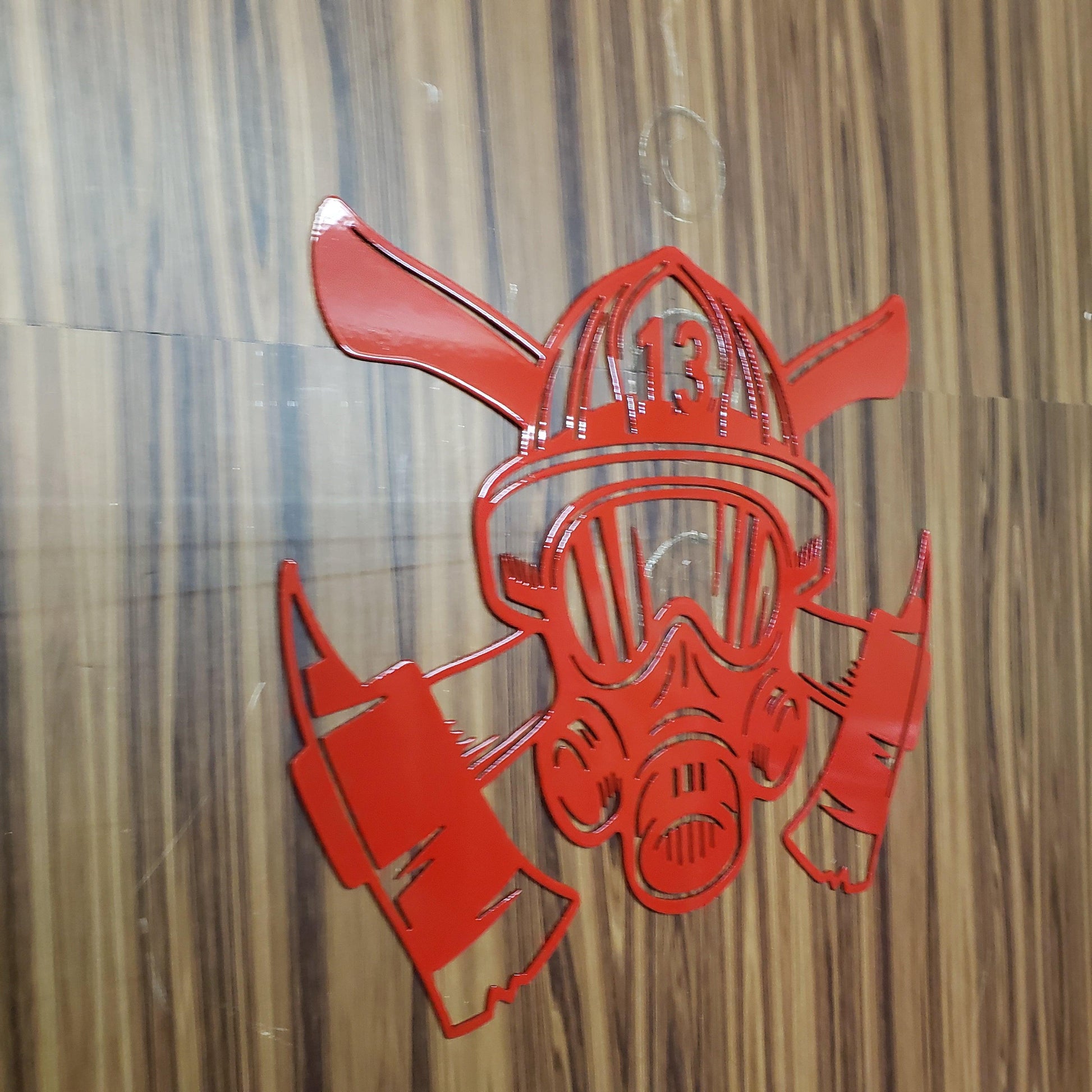 Customizable Fireman with axe - Martin Metalwork LLC