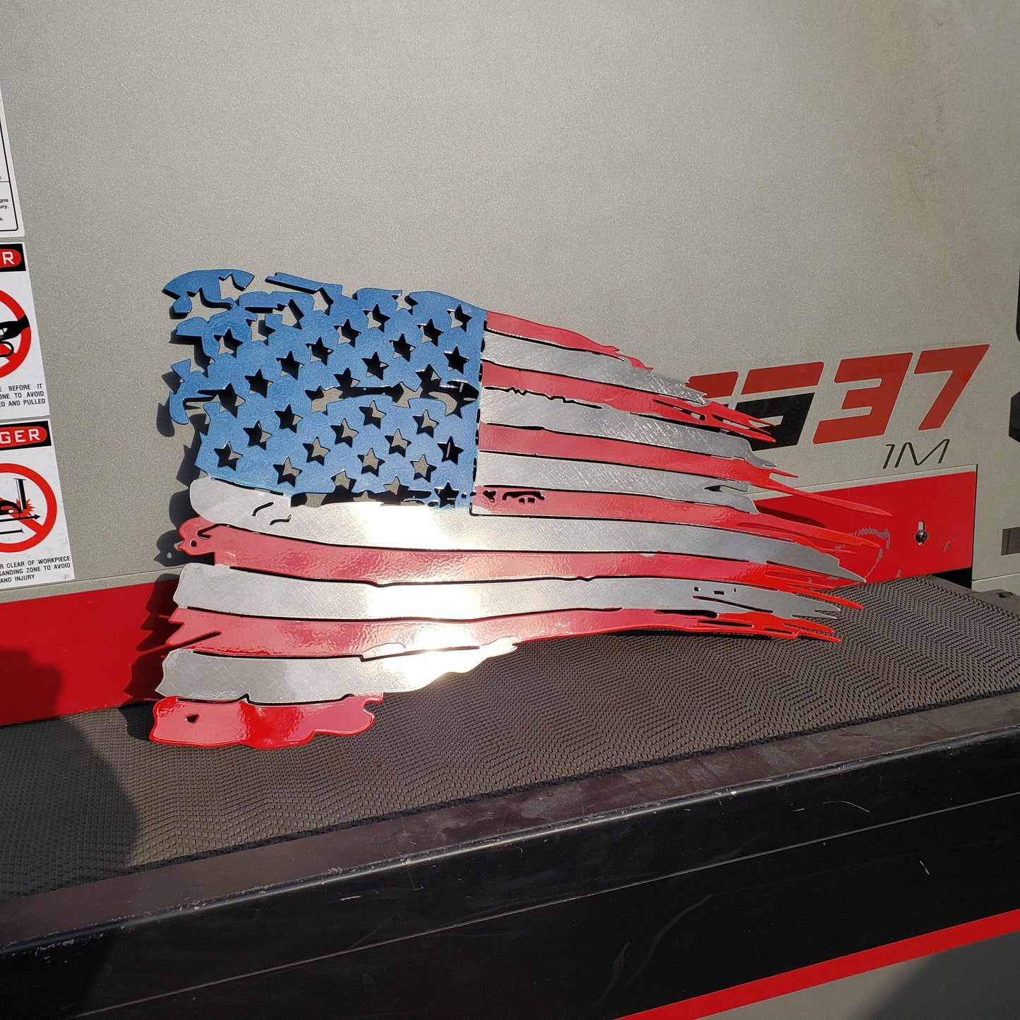 Tattered American flag - Martin Metalwork LLC