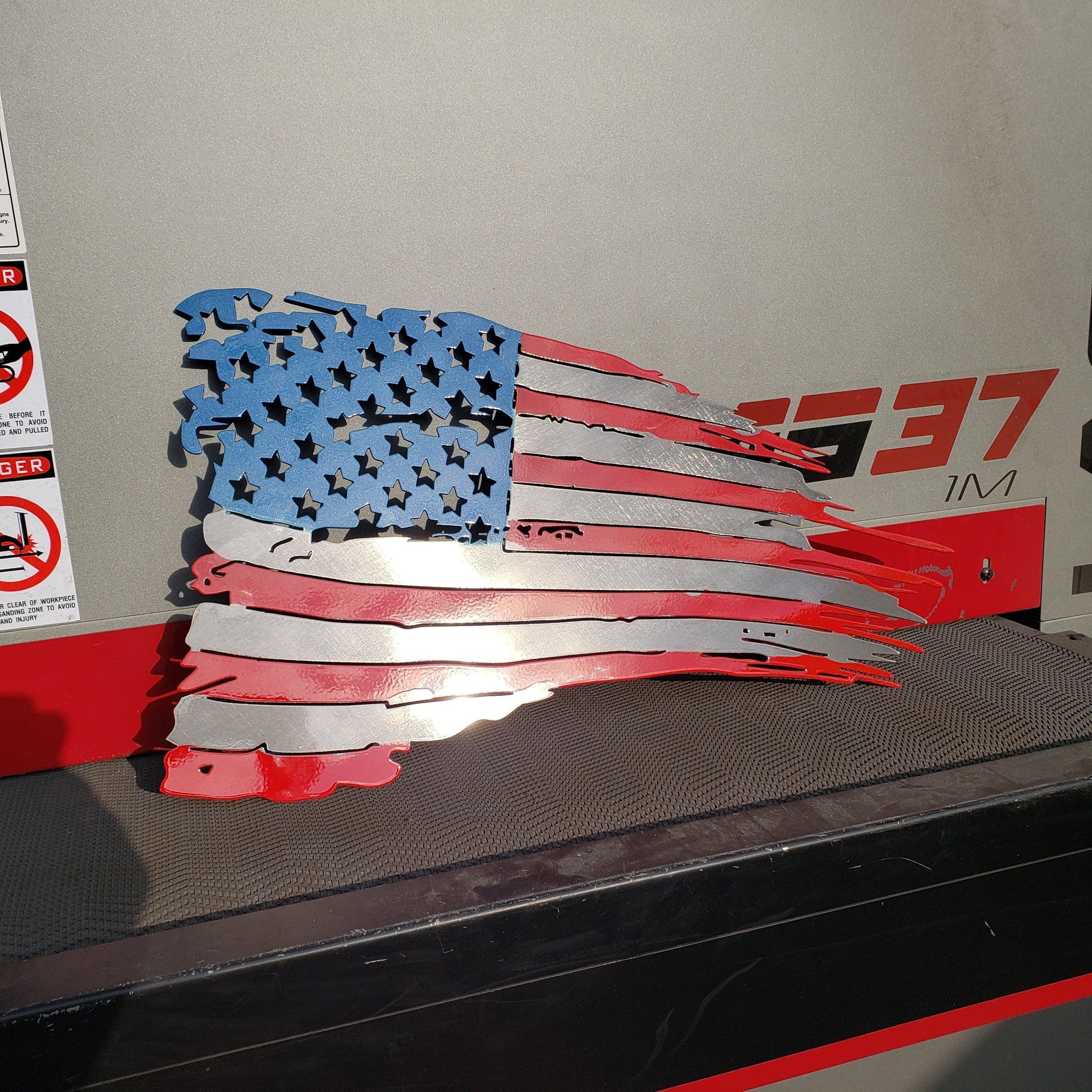 Tattered American flag - Martin Metalwork LLC