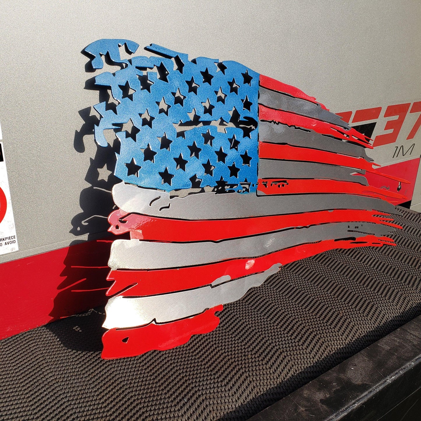 Tattered American flag - Martin Metalwork LLC