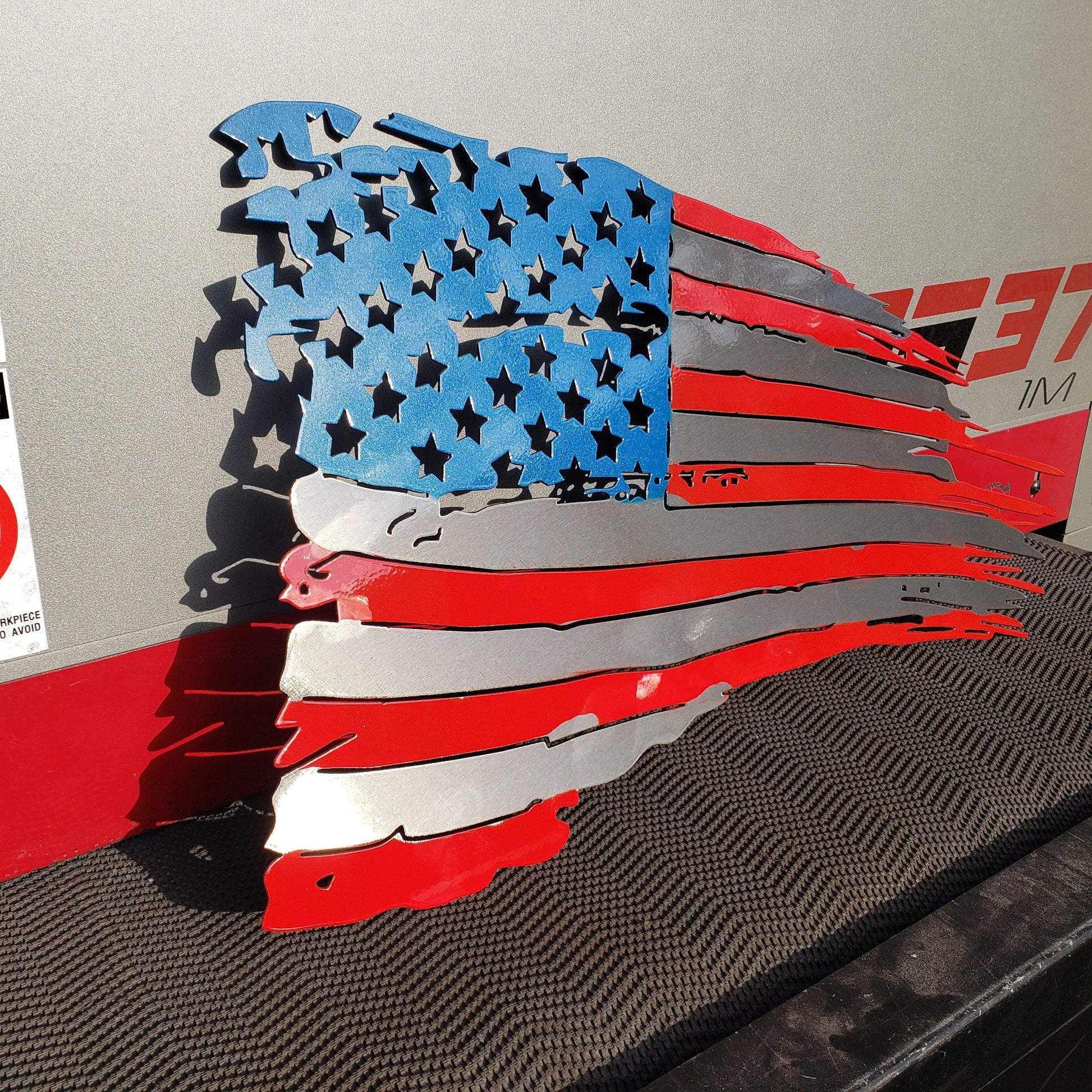 Tattered American flag - Martin Metalwork LLC