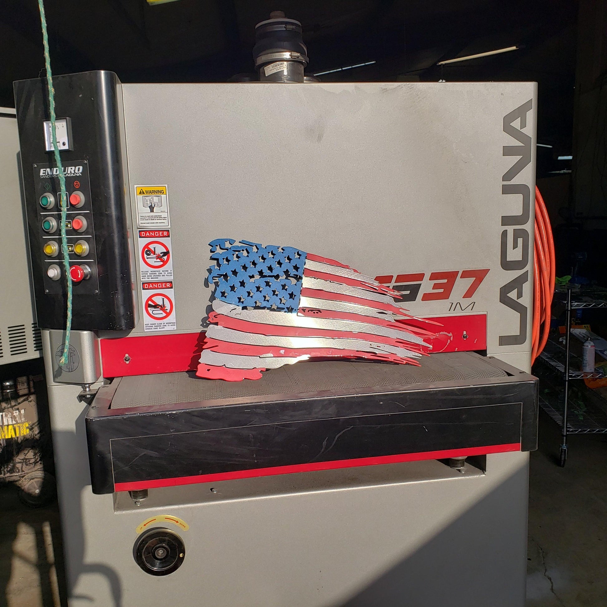 Tattered American flag - Martin Metalwork LLC