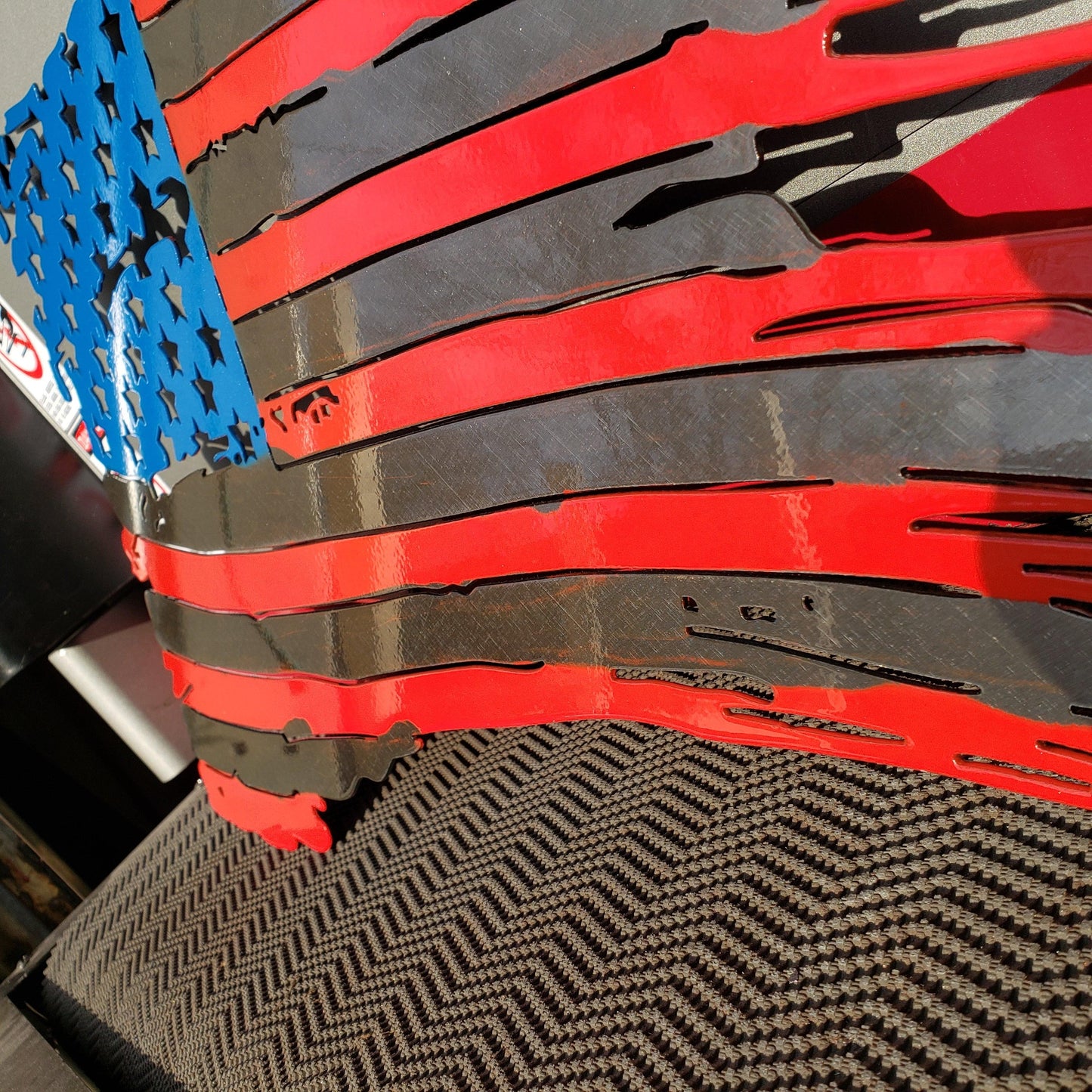 Tattered American flag - Martin Metalwork LLC