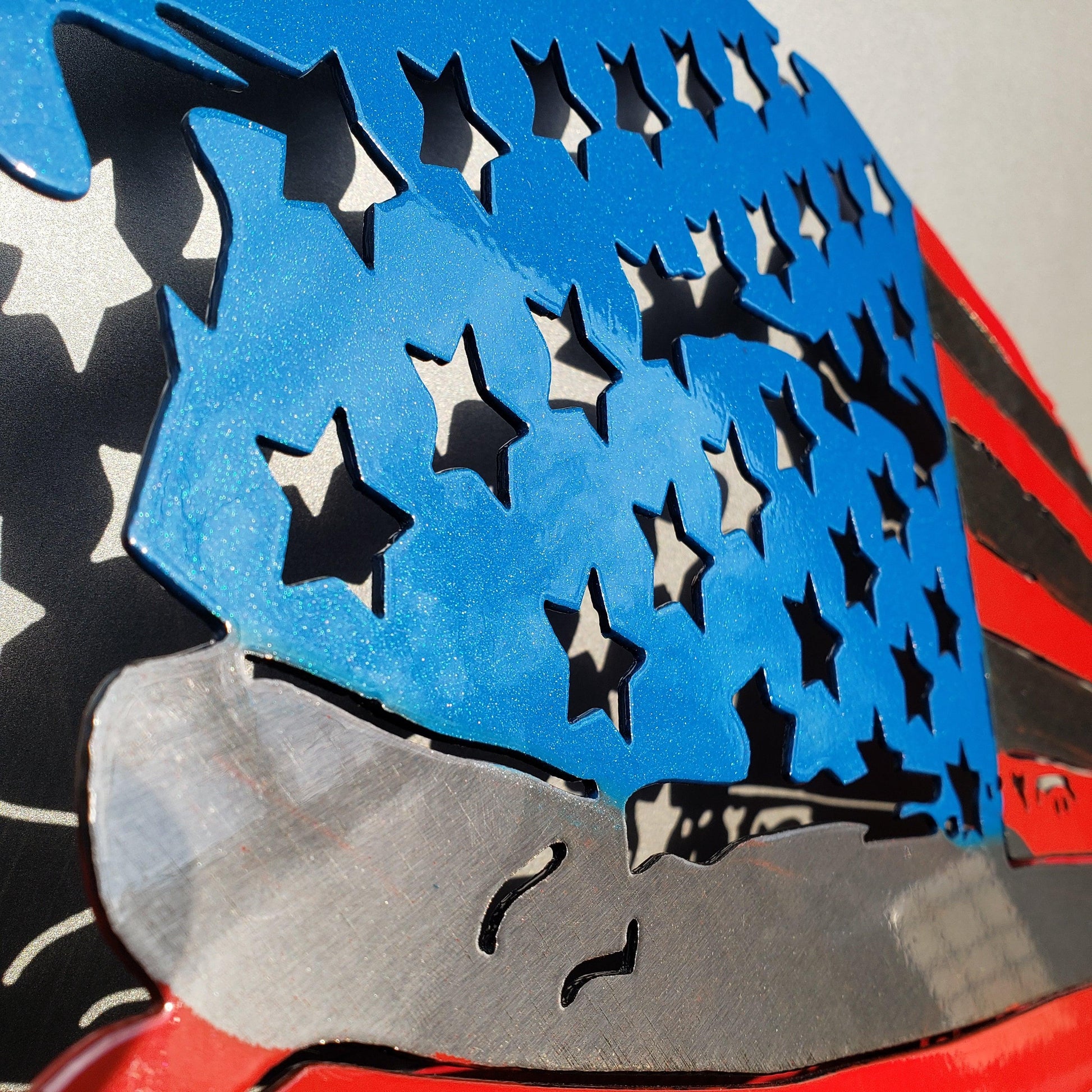 Tattered American flag - Martin Metalwork LLC