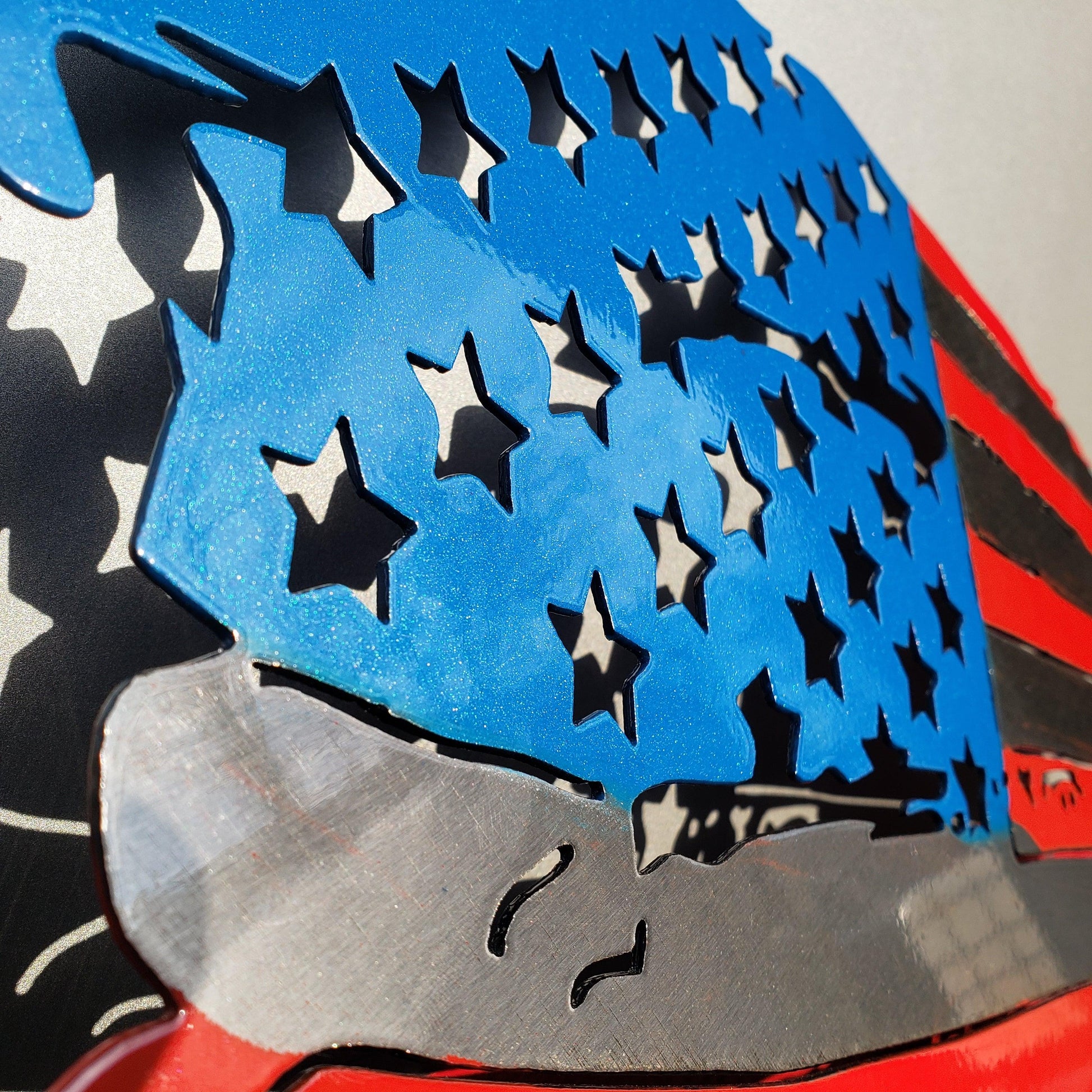 Tattered American flag - Martin Metalwork LLC