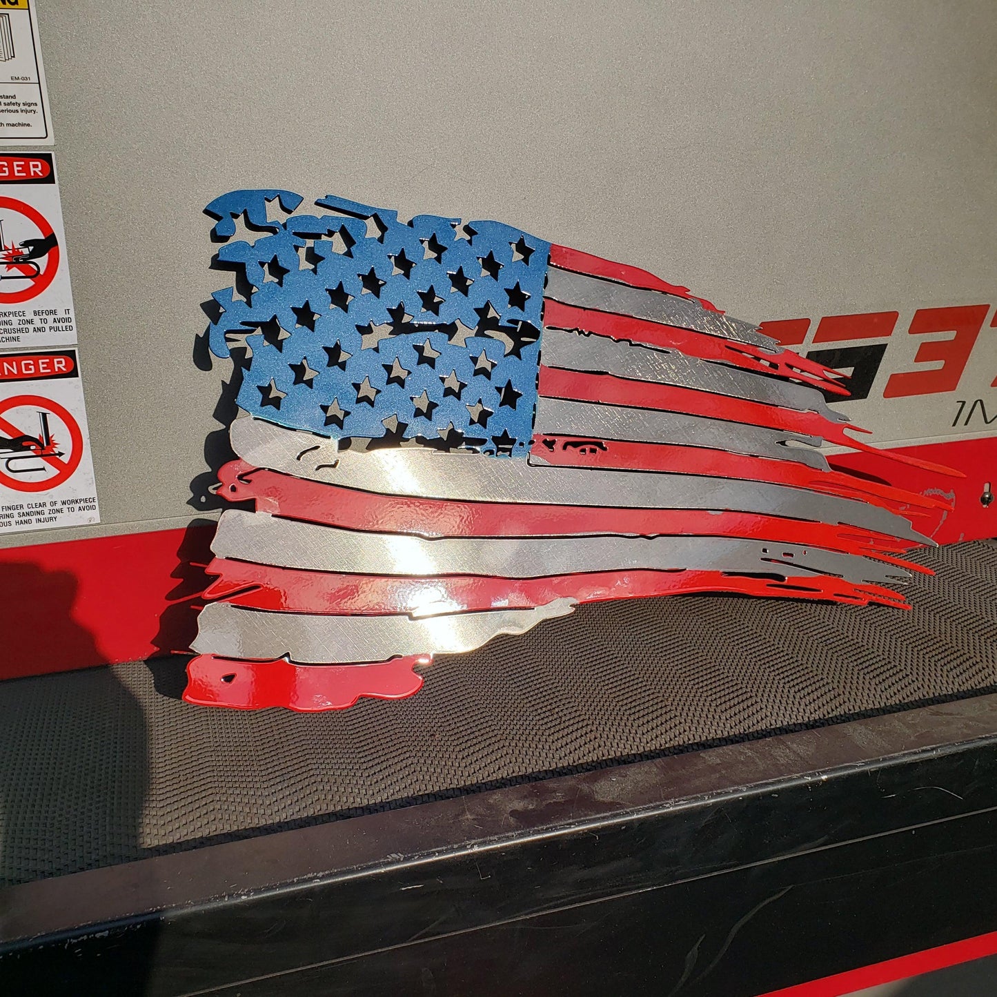 Tattered American flag - Martin Metalwork LLC