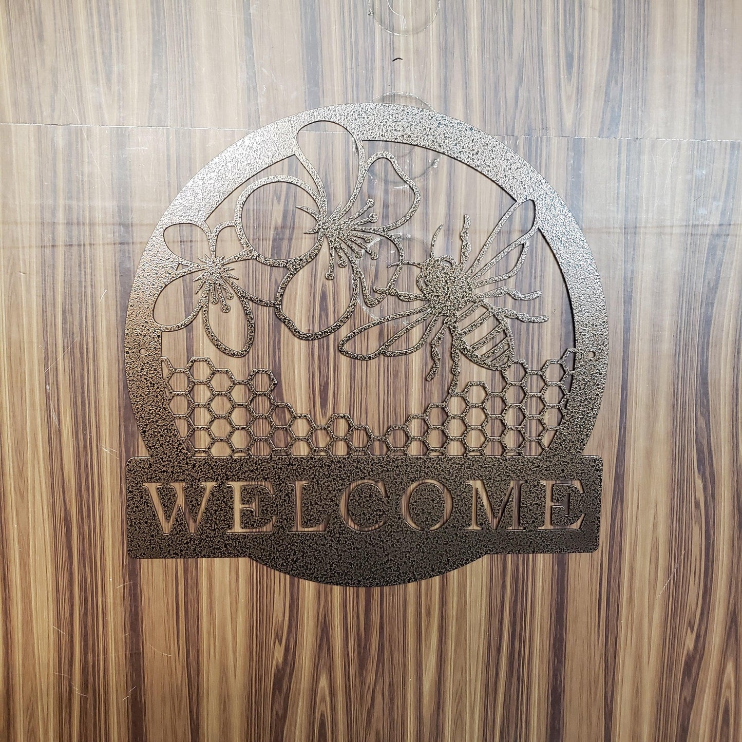 Honey Bee Welcome Sign - Martin Metalwork LLC