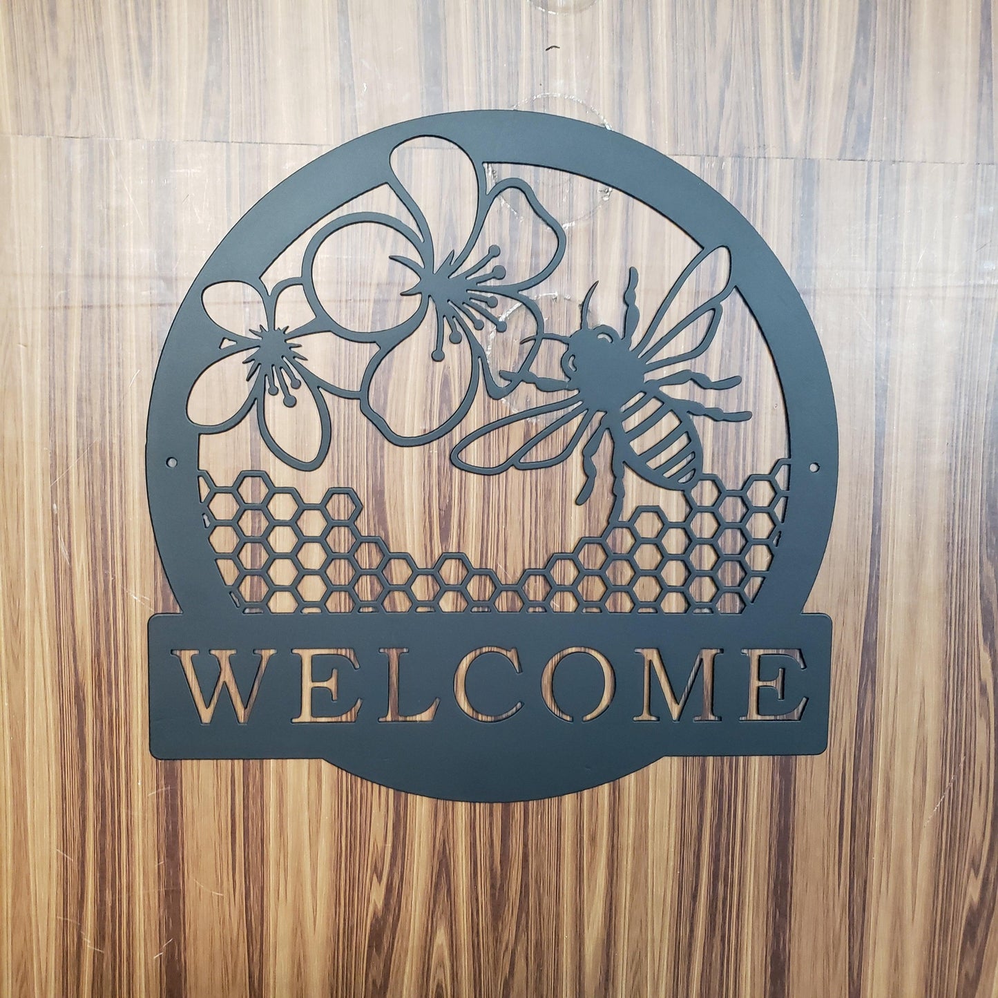 Honey Bee Welcome Sign - Martin Metalwork LLC