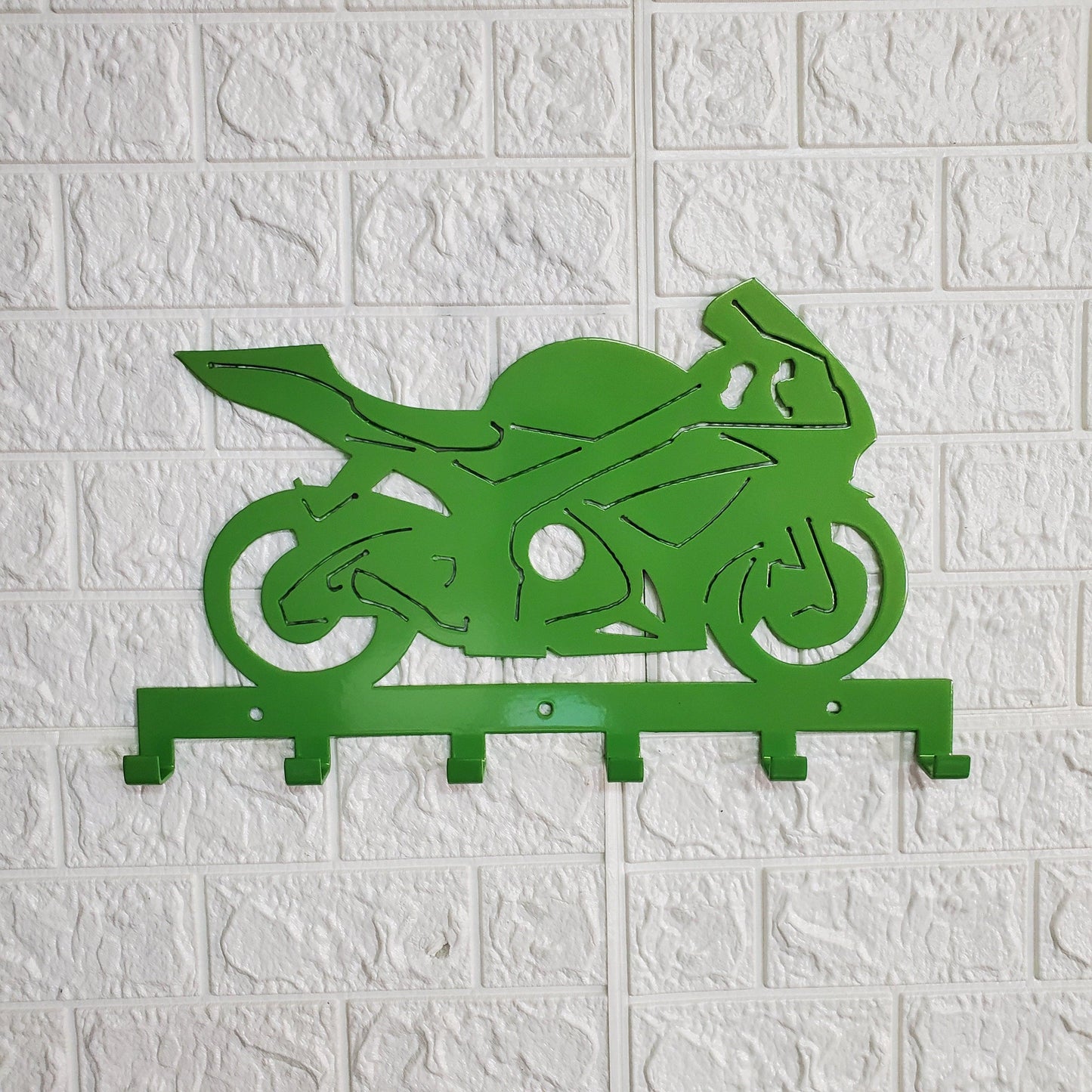 2007 suzuki GSXR Motorcycle Keychain Rack - Martin Metalwork LLC
