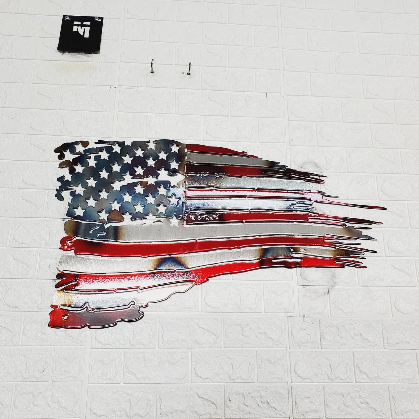 Tattered American flag - Martin Metalwork LLC
