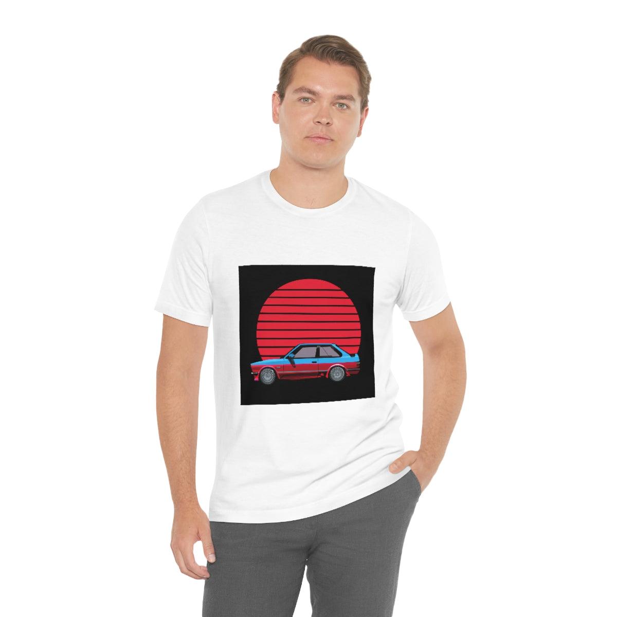 vintage style e30 2 door tshirt - Martin Metalwork LLC