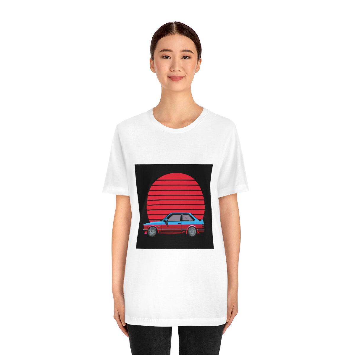 vintage style e30 2 door tshirt - Martin Metalwork LLC