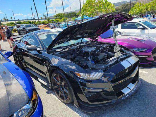 Custom Shelby GT500 Mustang Hood Prop - Martin Metalwork LLC