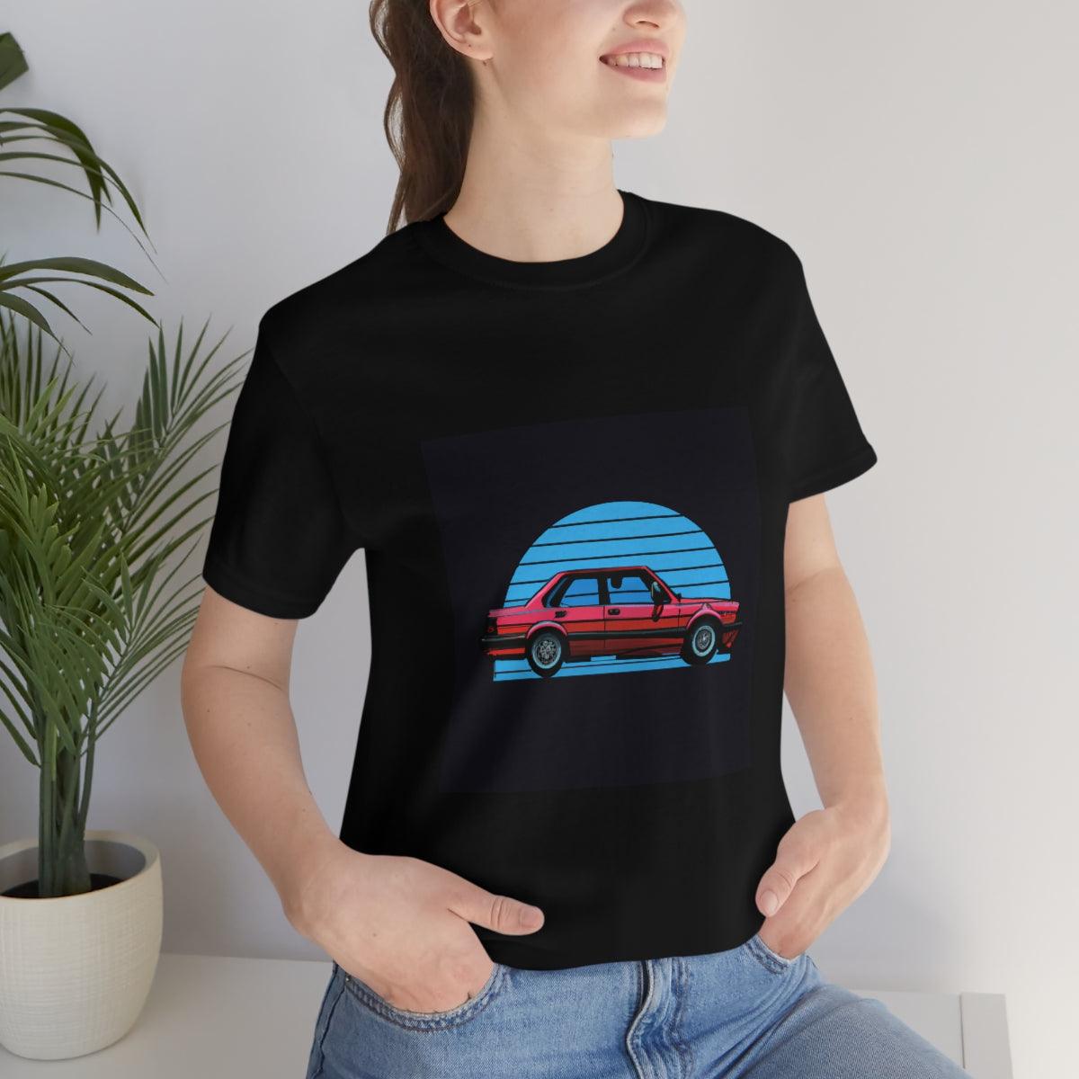 vintage style e30 4 door tshirt - Martin Metalwork LLC
