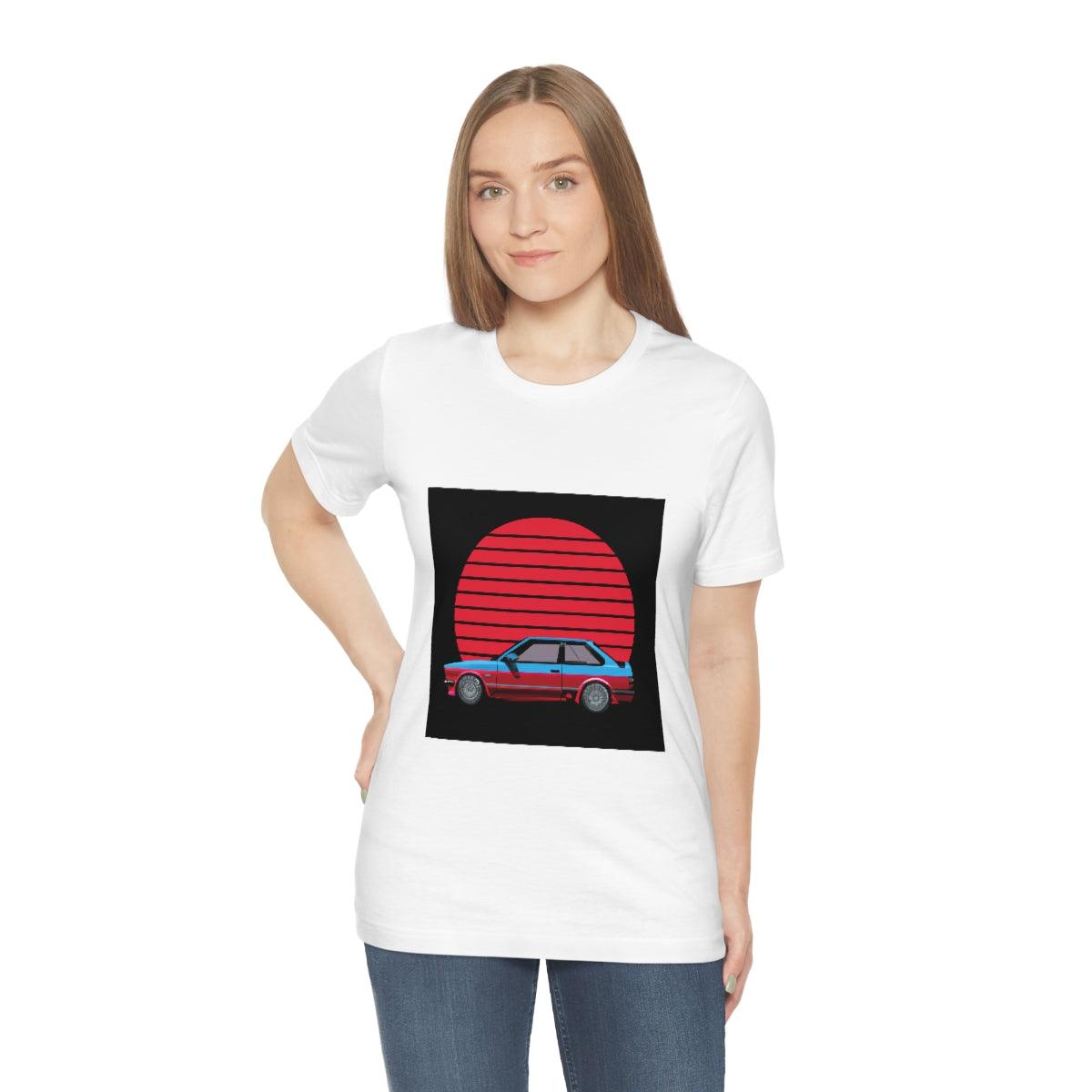 vintage style e30 2 door tshirt - Martin Metalwork LLC