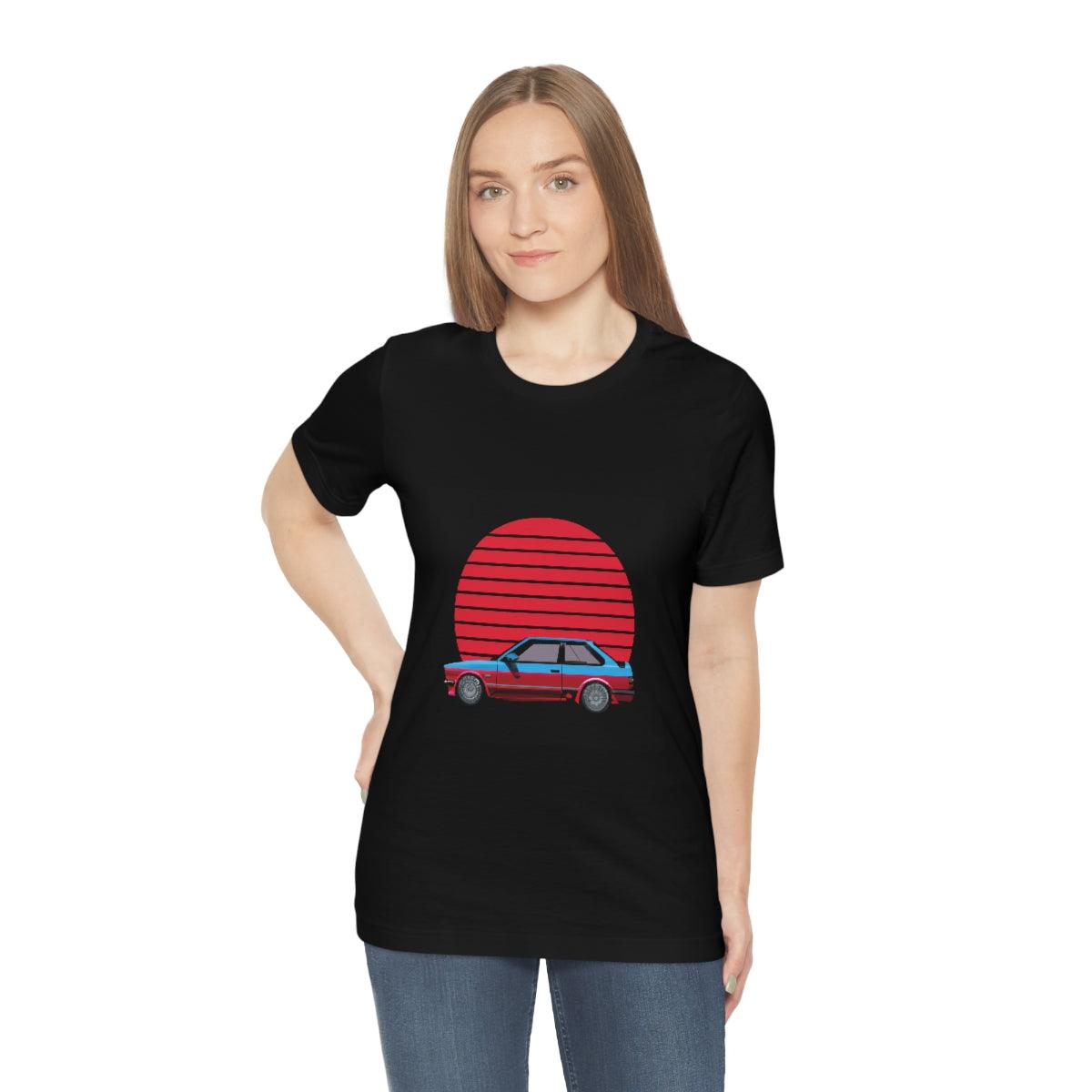 vintage style e30 2 door tshirt - Martin Metalwork LLC