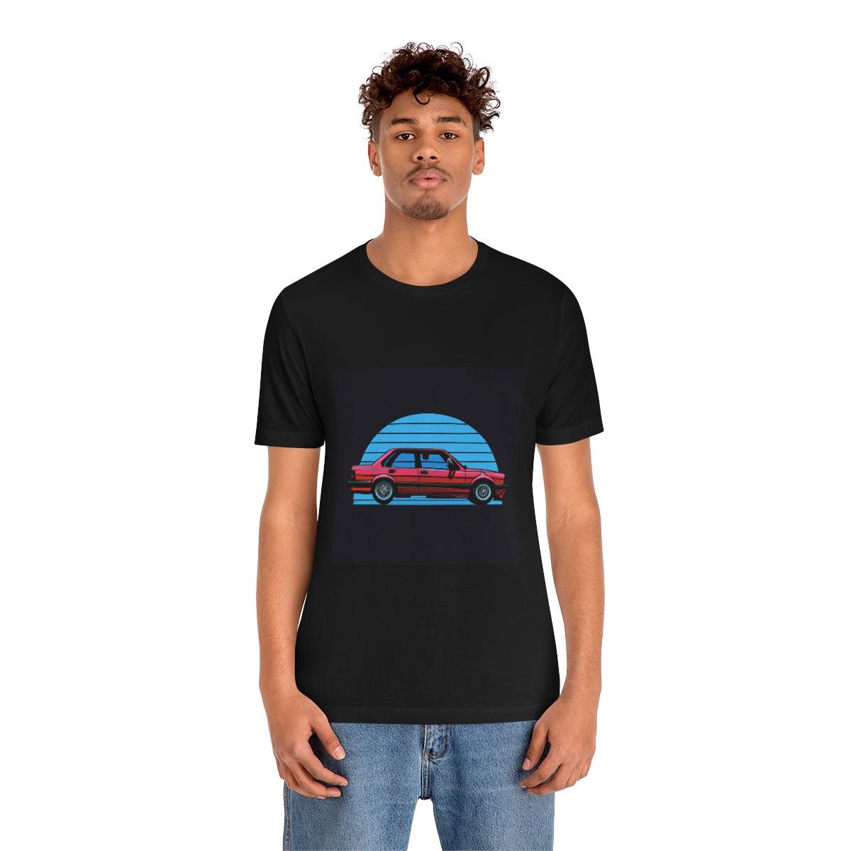vintage style e30 4 door tshirt - Martin Metalwork LLC