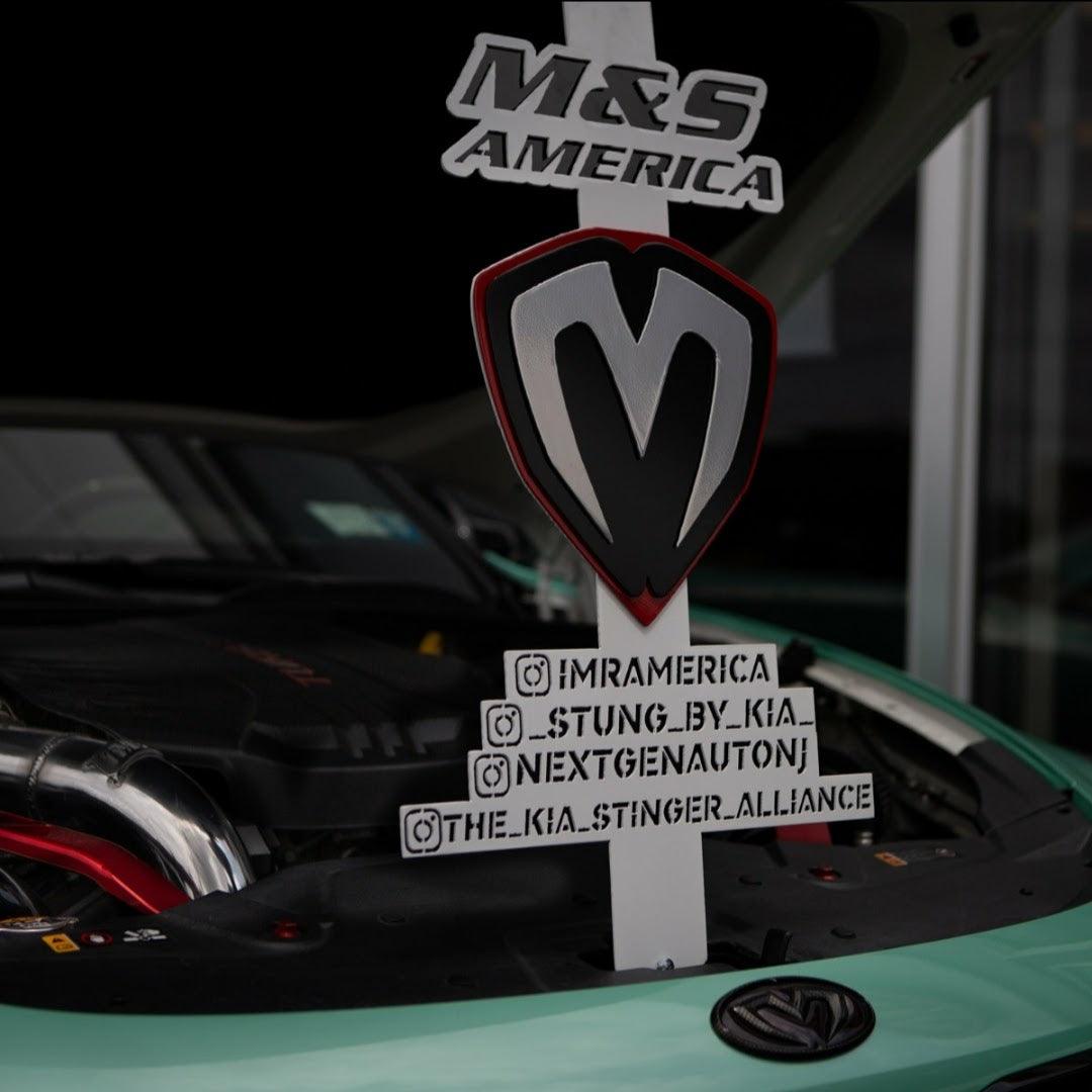 Custom Car Shows Hood Props - Martin Metalwork LLC