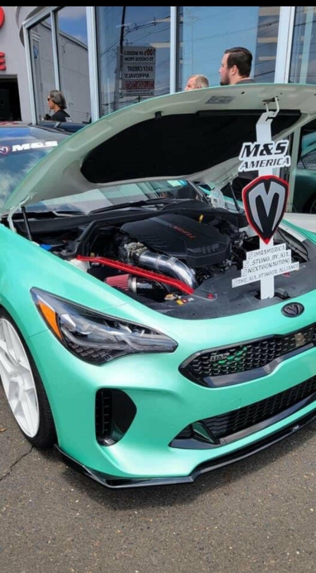 Custom Car Shows Hood Props - Martin Metalwork LLC