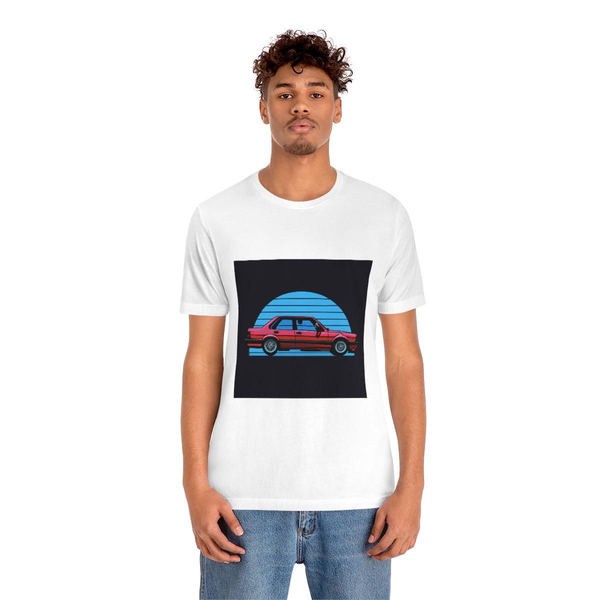 vintage style e30 4 door tshirt - Martin Metalwork LLC