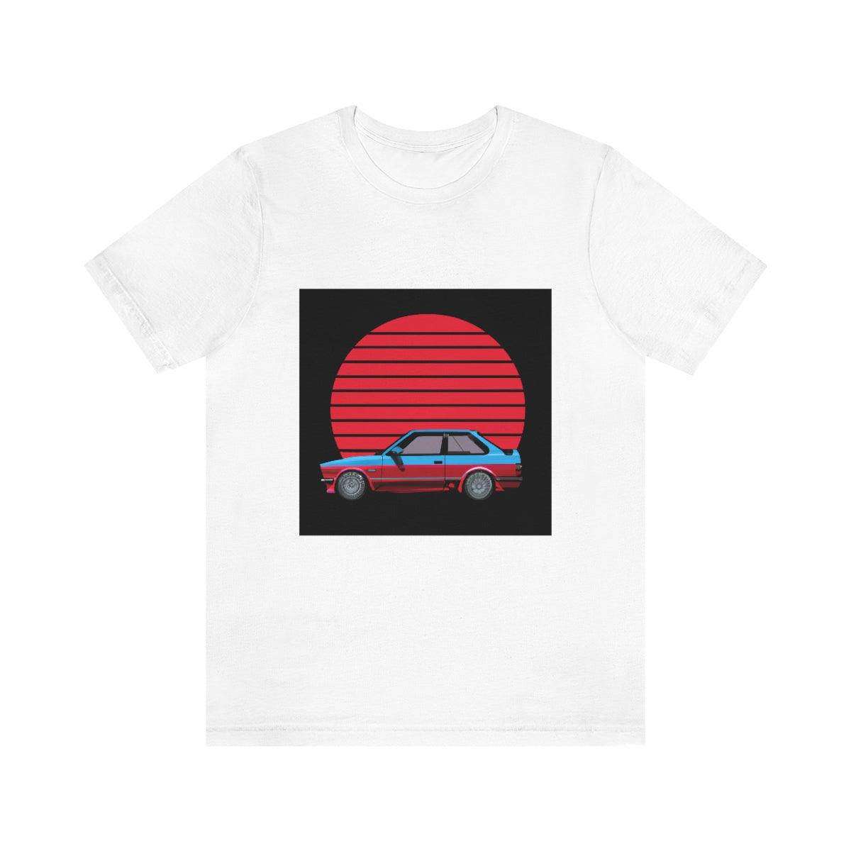 vintage style e30 2 door tshirt - Martin Metalwork LLC