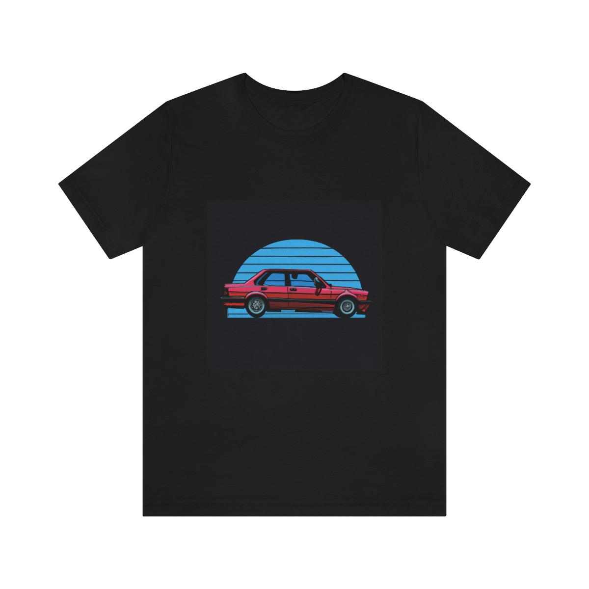 vintage style e30 4 door tshirt - Martin Metalwork LLC