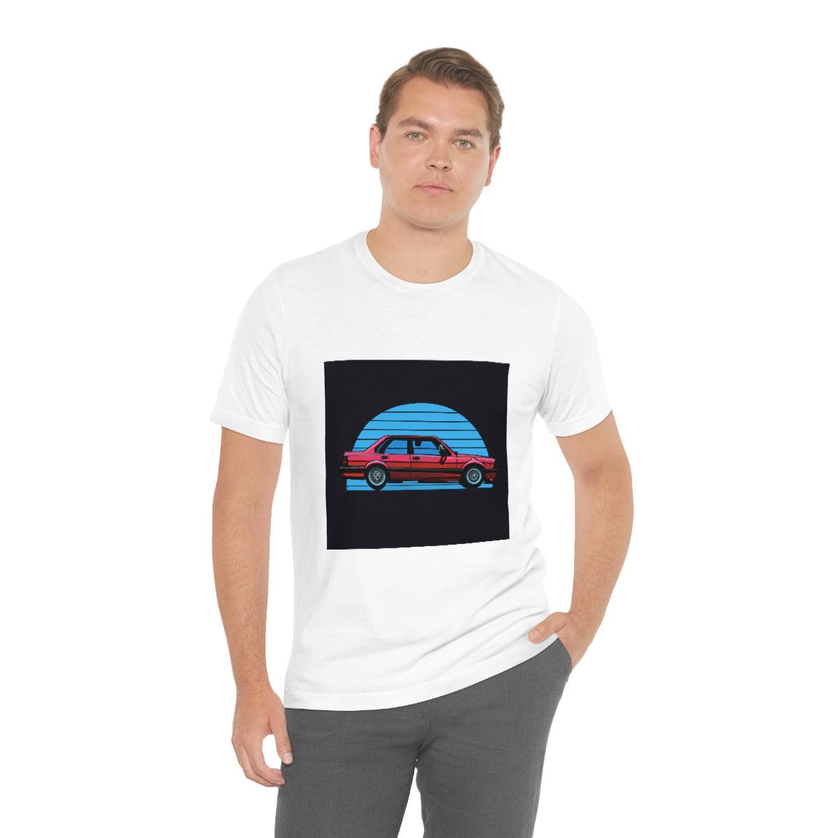 vintage style e30 4 door tshirt - Martin Metalwork LLC
