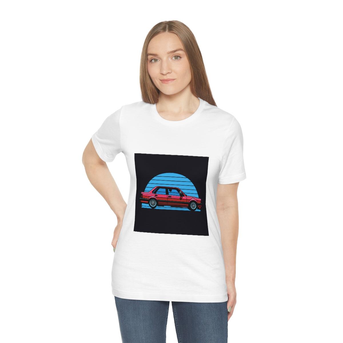 vintage style e30 4 door tshirt - Martin Metalwork LLC