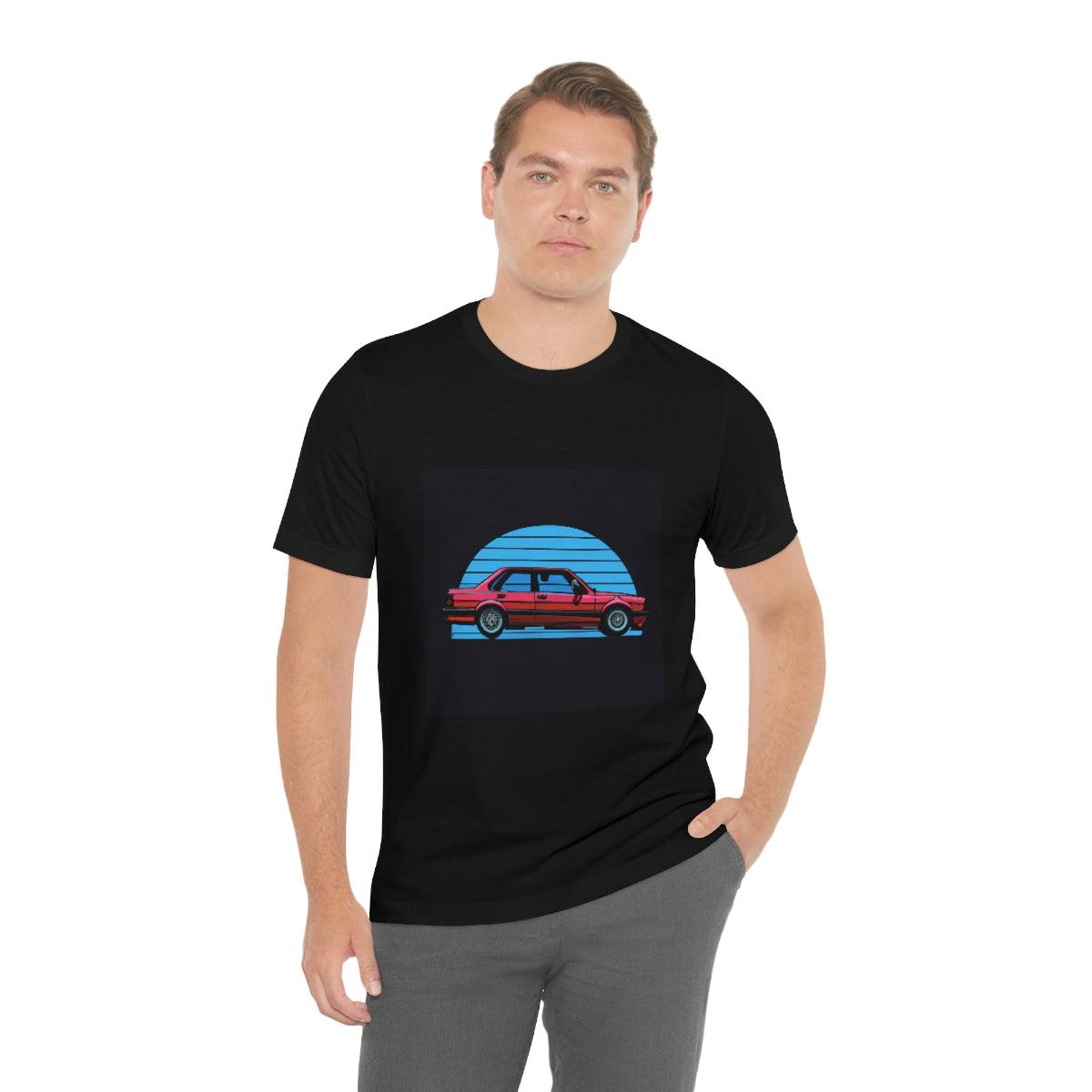 vintage style e30 4 door tshirt - Martin Metalwork LLC