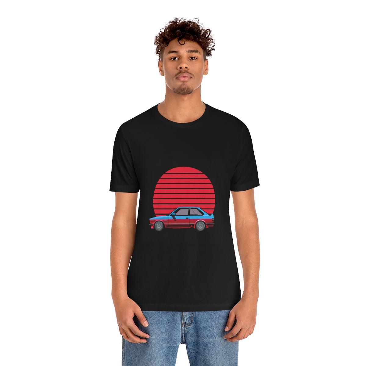 vintage style e30 2 door tshirt - Martin Metalwork LLC