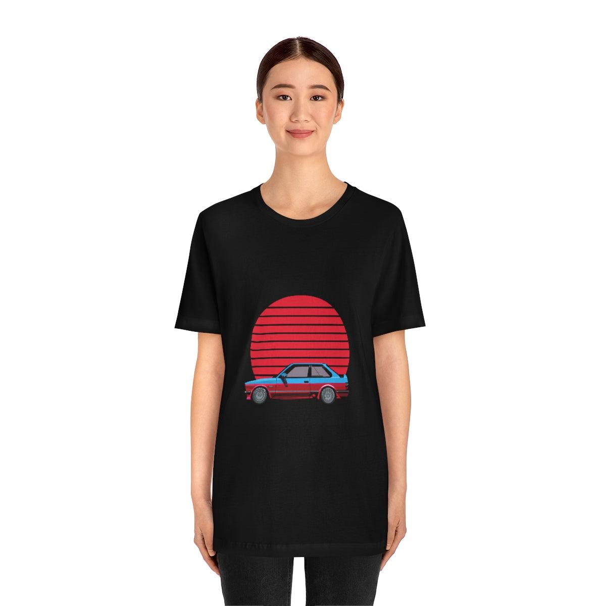 vintage style e30 2 door tshirt - Martin Metalwork LLC