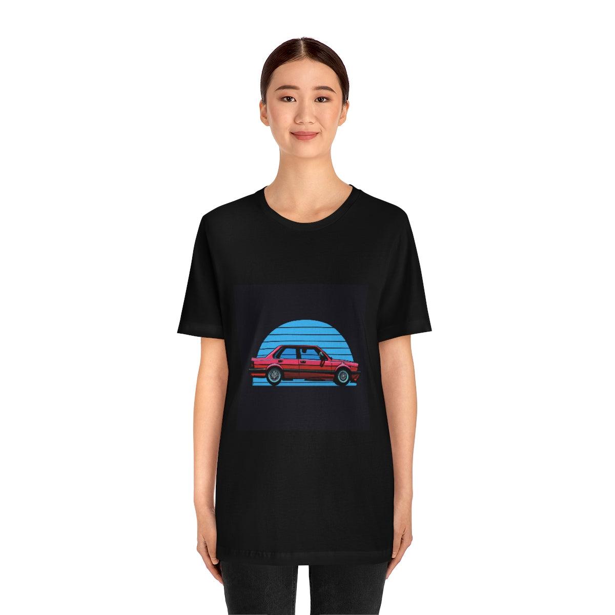 vintage style e30 4 door tshirt - Martin Metalwork LLC