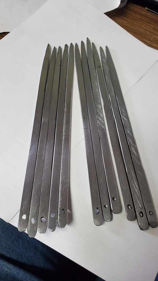 Broom making Needle, single point needle Bodkin Needle, Nalbinding Needle, Nålbinding Needle, Naalbinding Needle, - Martin Metalwork LLC