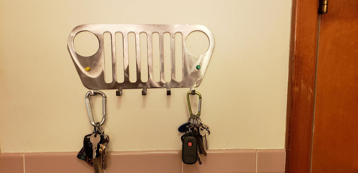 Breara Metal Wall Organizer with Key Hooks