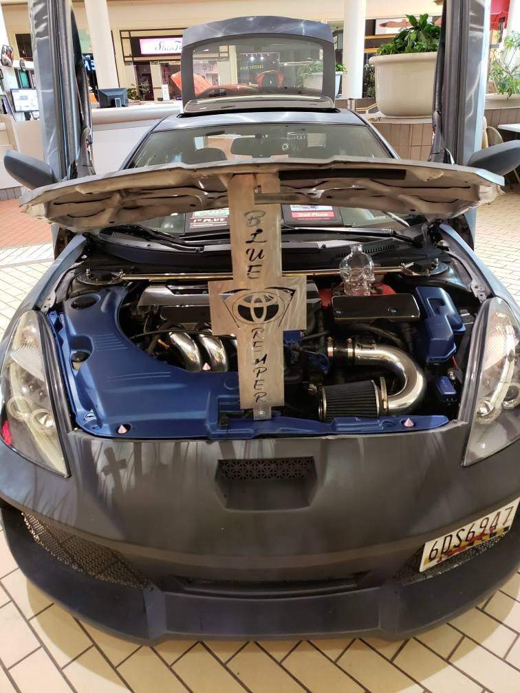 Custom made hood props car show items plaques mustang BMW Chevy Subaru camero mopar dodge Toyota Lexus jeep Honda celica supra - Martin Metalworks