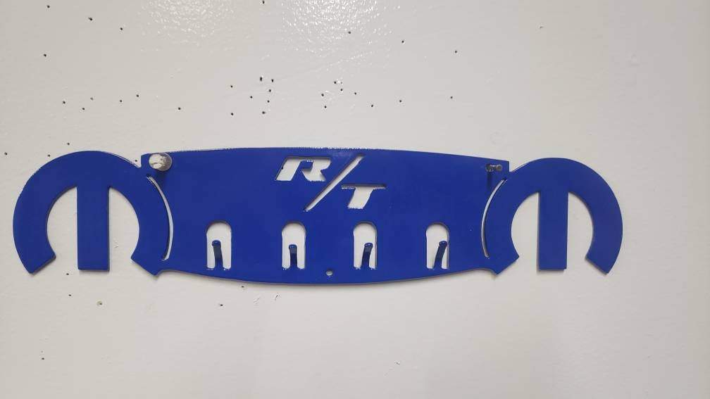 Dodge R/T mopar key keychain ring holder rack srt charger hellcat demon scatpack - Martin Metalworks