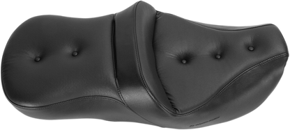 SADDLEMEN Pillow Top Roadsofa Seat - Heated - Black 897-06-181HCT