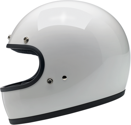 BILTWELL Gringo Helmet - Gloss White - Large 1002-517-104