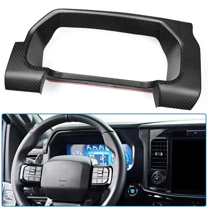 2024+ F150 Raptor Lariat Gauge Cluster Trim Real Carbon Fiber Cover