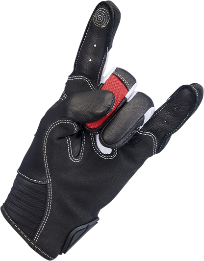 BILTWELL Bridgeport Gloves - Red - 2XL 1509-0801-306