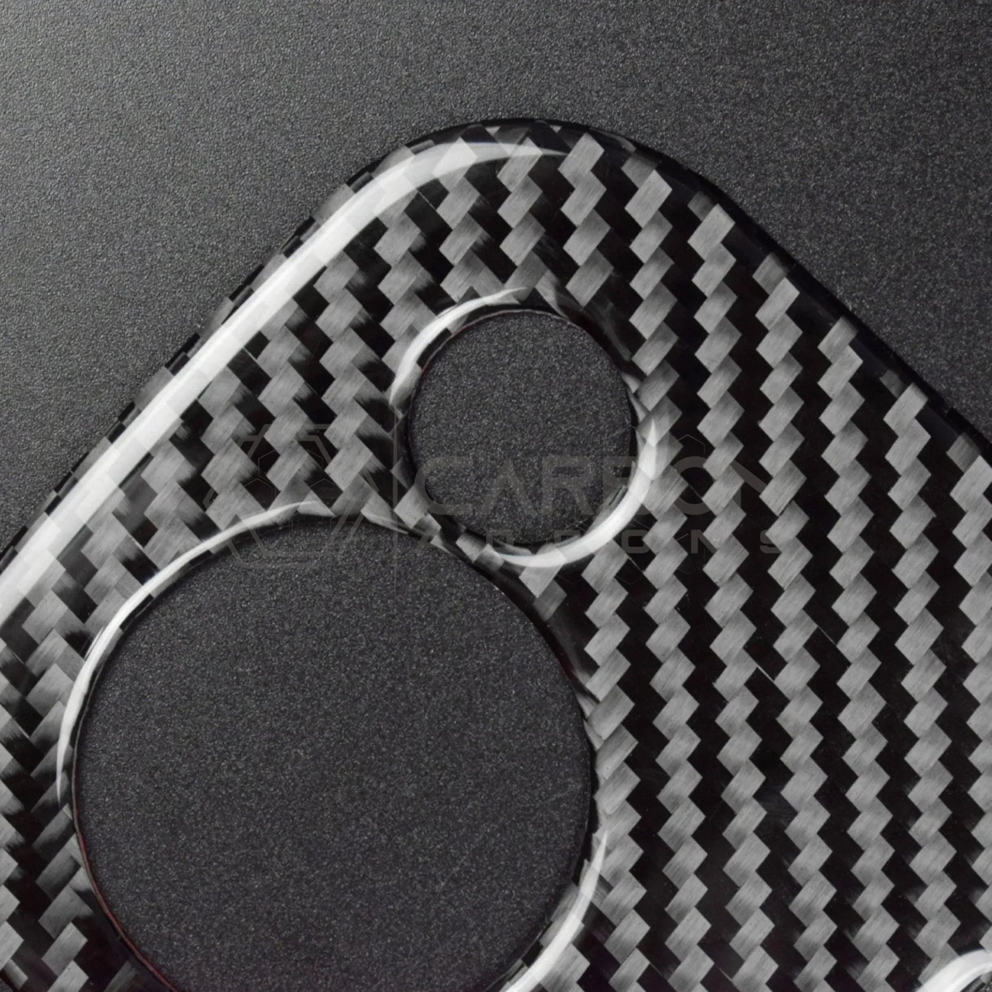 Real Carbon Fiber Overhead Dome Reading Light Trim Overlay For S197 Mustang 2005-2009